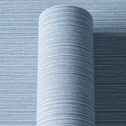 Grasscloth Textured Wallpaper Peel and Stick 24inX393in Fabric Wall Paper - Image 3