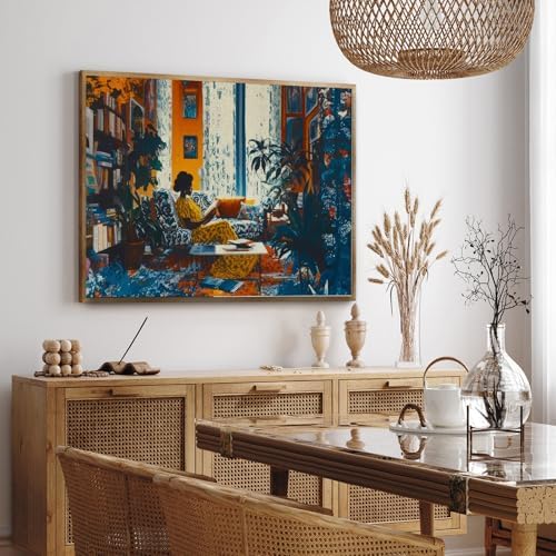 Black Woman Art African American Women Black Girl Wall Art 16X24IN Unframed - Image 5