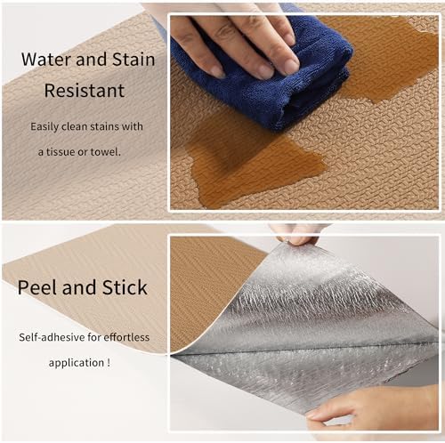 Haimin Wall Panels Peel and Stick 10 Pieces 23.6x11.8in Lightweight Backsplash - Image 5