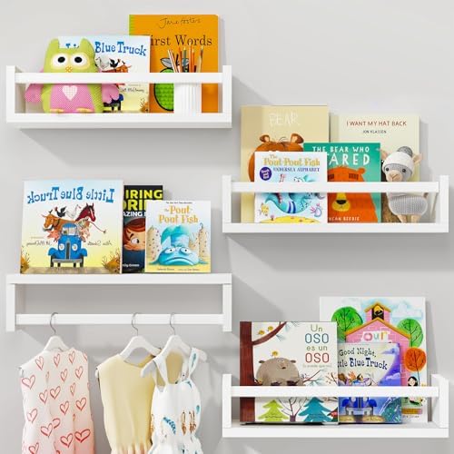 Fixwal Floating Nursery Book Shelves by Fixwal