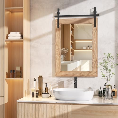 Hasipu Farmhouse Bathroom Mirror by Whatssuitableisthebest