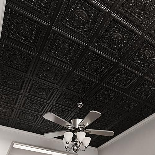 Art3d 24-Pack Drop Ceiling Tiles, Plastic Sheet in White, 2 x 2 ft - Image 2