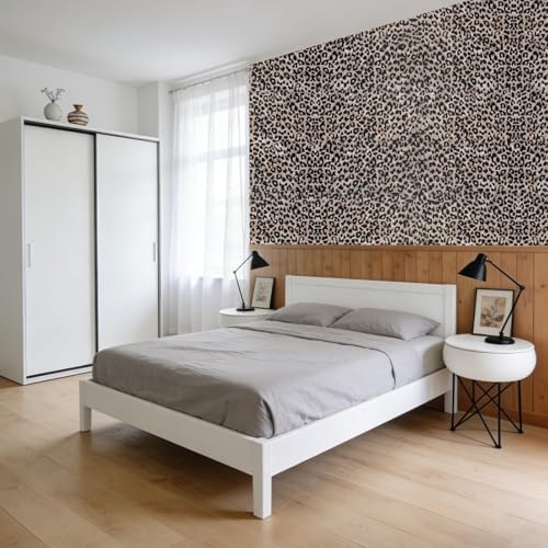 Leopard Print Peel and Stick Wallpaper Waterproof Removable Self Adhesive - Image 6