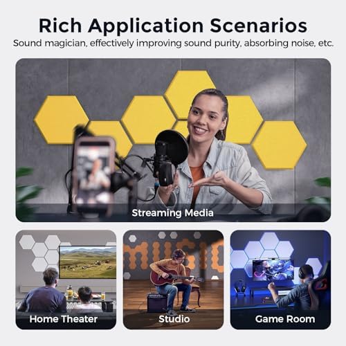 Self-Adhesive Acoustic Panels, 2nd Generation Sound Absorbing Panel, - Image 6