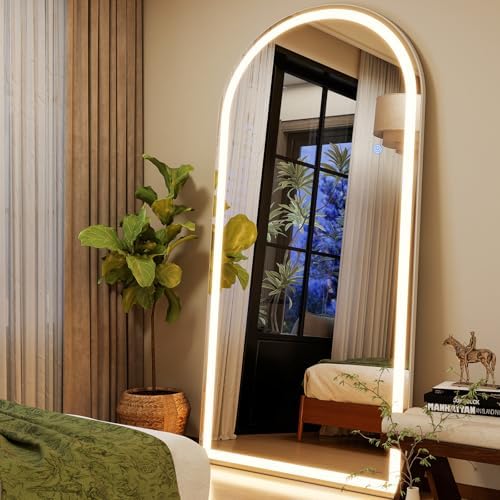 GLSLAND LED Arched Full Length Mirror - Image 2