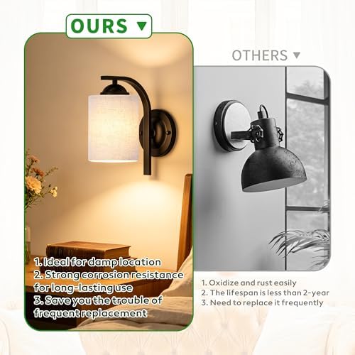 Phaosio Black Wall Sconces Lights - Image 4