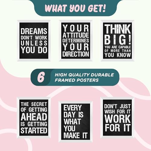 L&O Goods Inspirational Wall Art Decor Posters | Motivational & Positive Quotes - Image 5