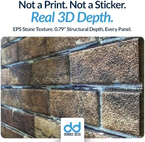 Dundee Deco 3D Wall Panels Faux Brick - Image 2