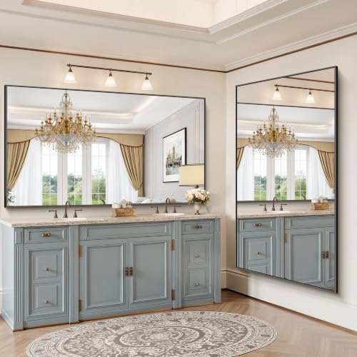 YIROMAN Bathroom Mirror 72"x40", Rectangular Vanity Mirror - Image 5