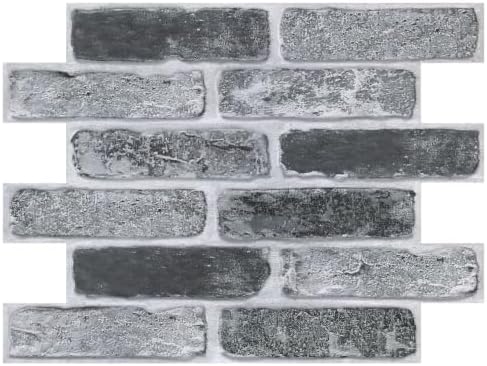 COMSTICKC 3D Peel and Stick Faux Brick Wall Panels by COMSTICKCDECOR