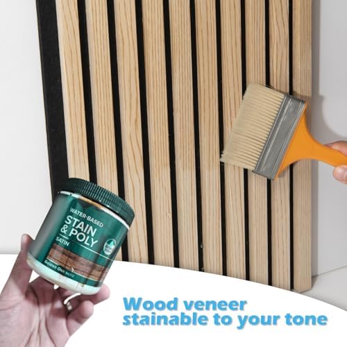 Art3d 108 x 12 in 3D Fluted Soundproof Wood Slat Wall Panel - Image 7