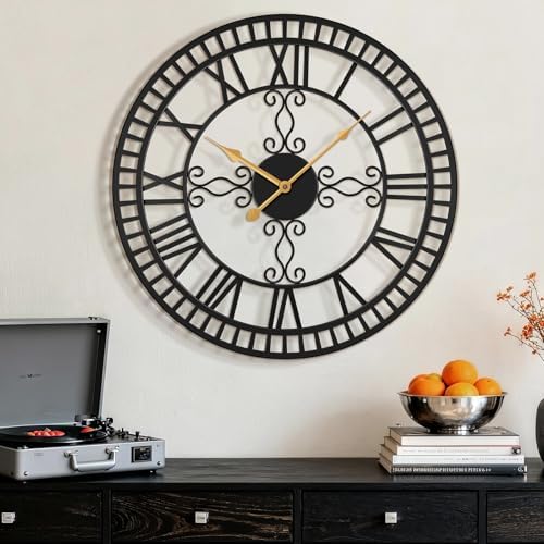 24" Large Wall Clock, Big Clock by Tempospark