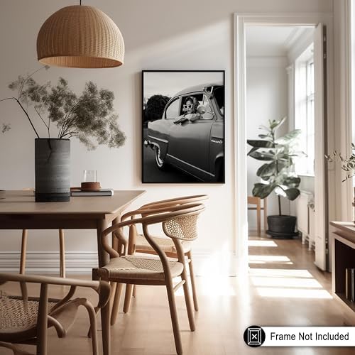 Poster Master Woman in Classic Car Print - Image 5