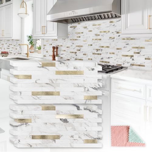 StyloVue 20 Sheets Peel and Stick Backsplash by StyloVue