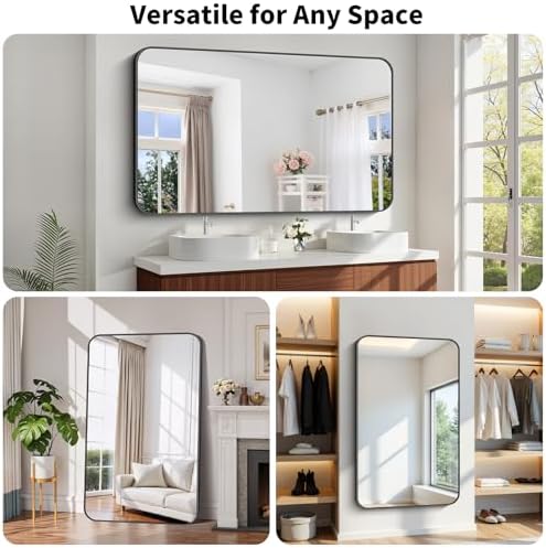 Koonmi Bathroom Wall Mirror, 36x60 Inch Large Vanity Mirror - Image 6