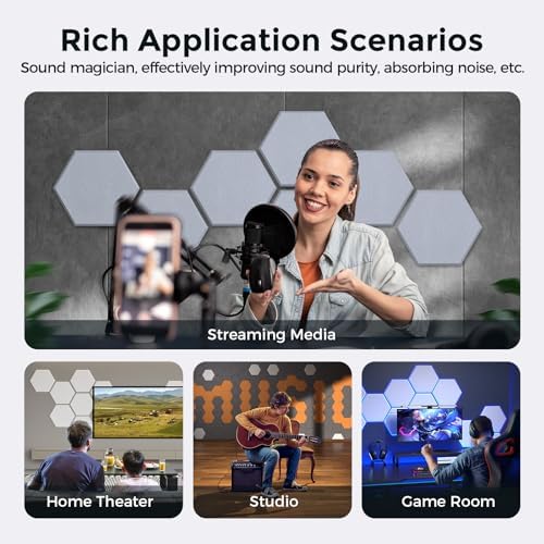 Self-Adhesive Acoustic Panels, 2nd Generation Sound Absorbing Panel, - Image 6