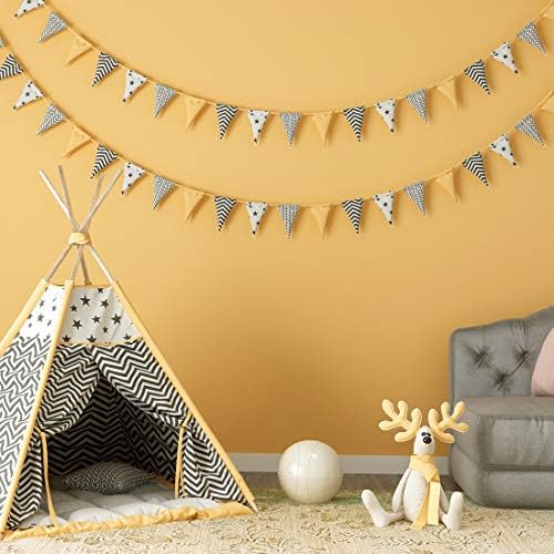 LACHEERY Matte Yellow Peel and Stick Modern Wallpaper - Image 2