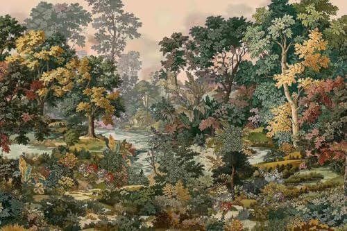 Toolhom -Forest Wallpaper Peel and Stick Tropical Jungle Lanscape - Image 4
