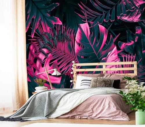 XMPMBM-Tropical Botanical backsplash Large Decorative Wallpaper Plant Leaf by Moredurableandtear-resistantthantraditionalwallpaperwithexcellentadhesion