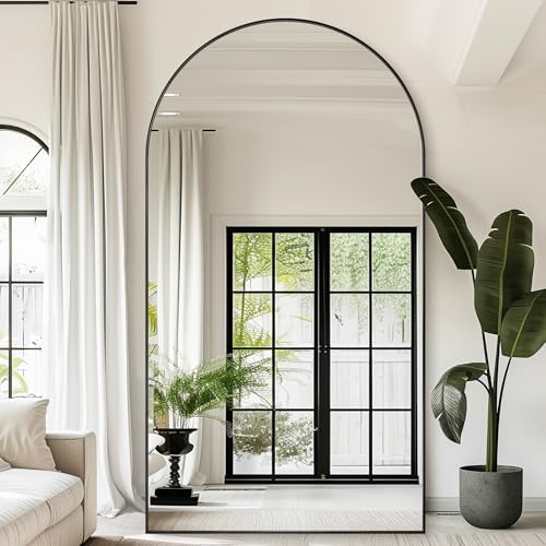 Antok 91" x46” Arched Full Length Mirror, Floor Mirror - Image 2