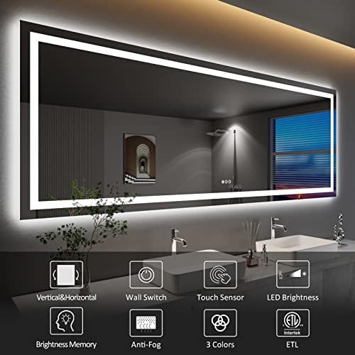 Amorho LED Bathroom Mirror - Image 5