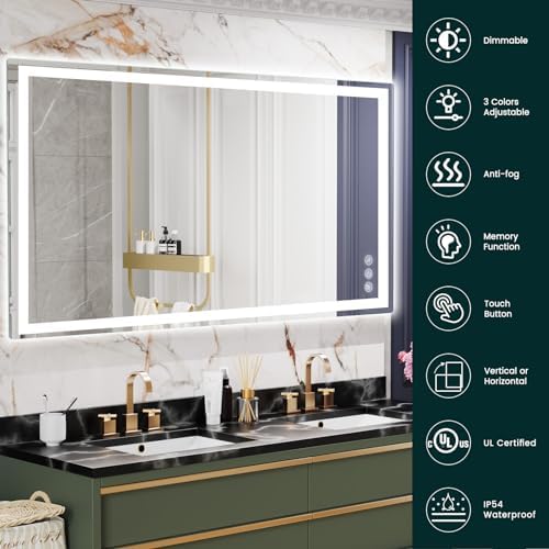 Memobarco 36" x 72" LED Bathroom Mirror - Image 3