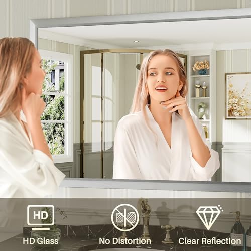 Briivue Bathroom Wall Mirror, 55x30 Inch - Image 4