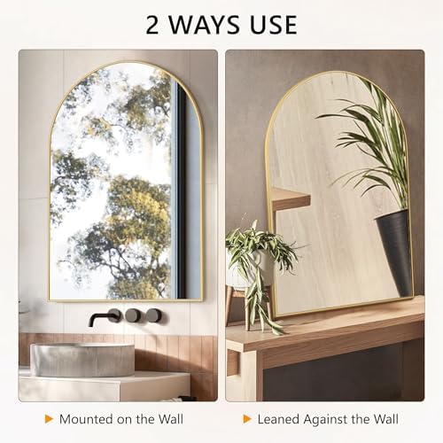 Arched Bathroom Mirror for Wall - Image 5