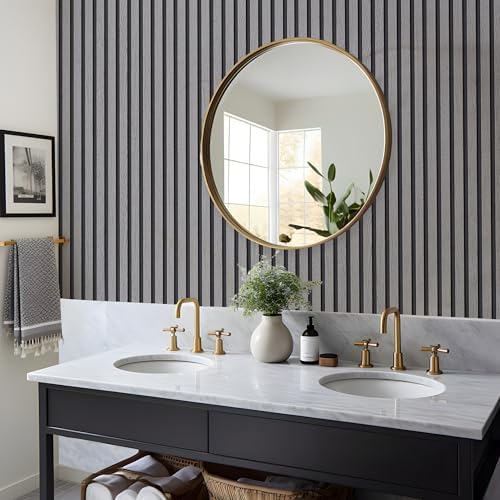 myforHD Wallpaper Peel and Stick Wood Grating Stripe Self-Adhesive Wallpaper - Image 5