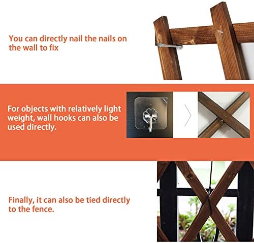 Avalution Extensible Natural Garden Wooden Fence Lattice - Image 3
