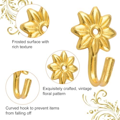 MOROBOR Flower Decorative Wall Hooks - Image 4