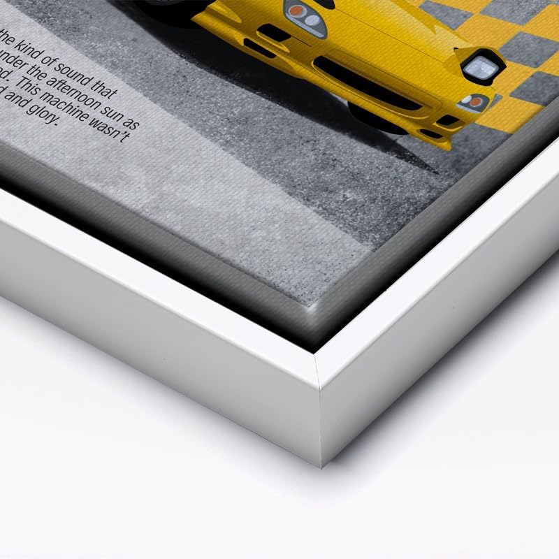 InkFlow Posters Retro Sports Car Canvas Poster - Image 2