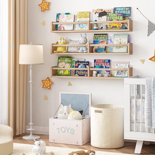 Fixwal Floating Nursery Book Shelves - Image 2