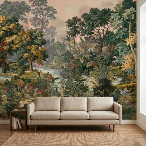 Toolhom -Forest Wallpaper Peel and Stick Tropical Jungle Lanscape - Image 3