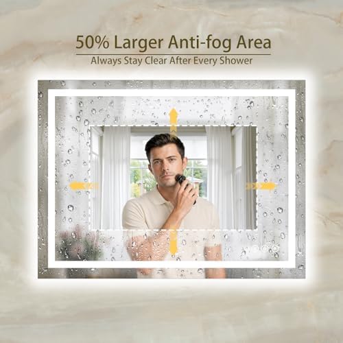 36"x48" LED Bathroom Mirror - Image 2