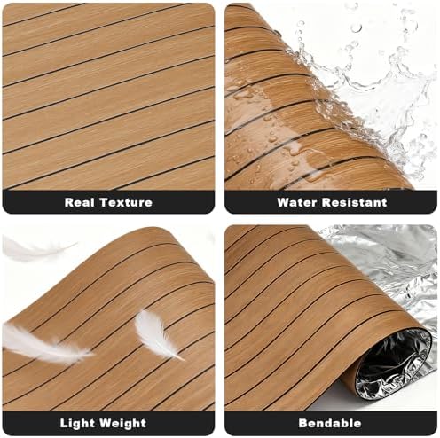 3D Wall Panels Peel and Stick – 15.74"x118" PVC FauxWood Grain Texture - Image 6