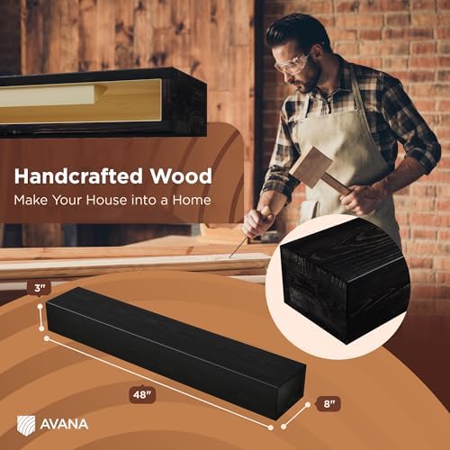 Avana Handcrafted Fireplace Mantle - Image 2