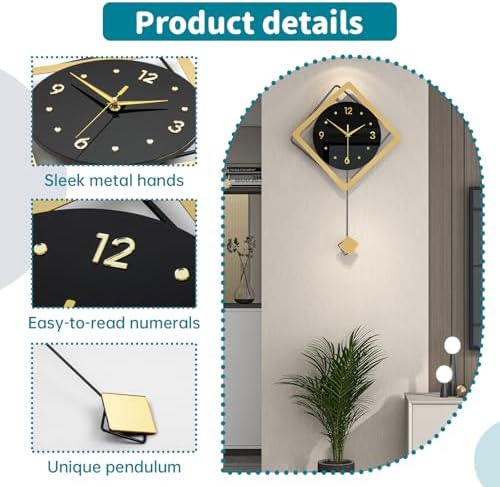Decorative Wall Clock for Living Room Decor Modern Large Clocks - Image 4
