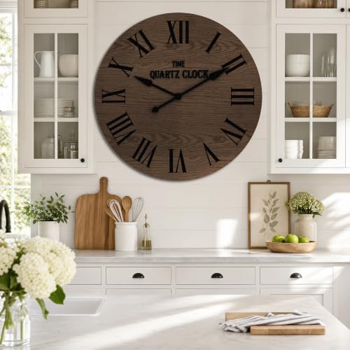 ARTPOWER 35.5” Extra Large Giant Farmhouse Wall Clock - Image 6