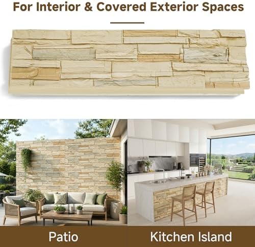 Faux Stone Wall Panels, 3D Artificial Rock Siding - Image 7
