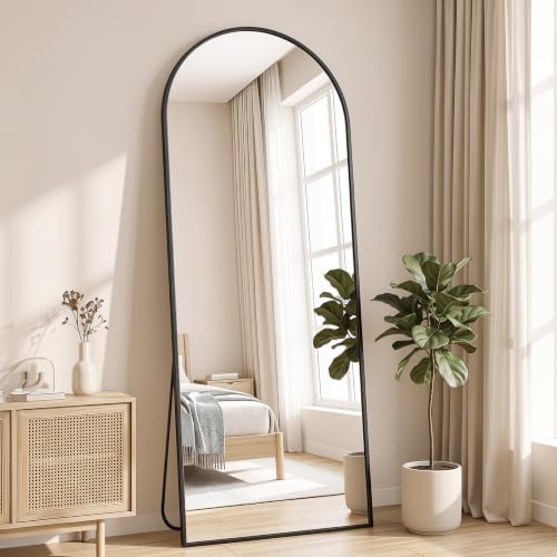 NEWBULIG Arched Full Length Floor Mirror 16"x59", Body Standing Mirror by NEWBULIG