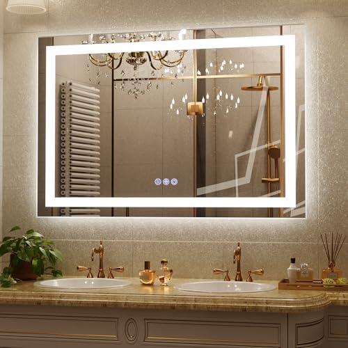 48"x 32" LED Bathroom Mirror by Unknown