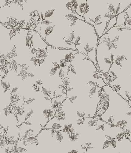 Orainege Vintage Floral Wallpaper Peel and Stick Wallpaper by Orainege