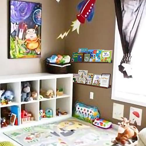AZSKY 48 Inch Long Floating Shelves - Image 4