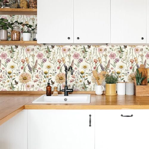 Livebor Floral Peel and Stick Wallpaper - Image 5