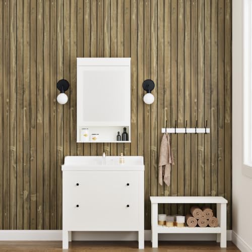 Wallercity Wood Board 3D Slat Peel and Stick Wall Panels - Image 7