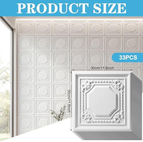 RattanView 33 Pack PVC 3D Wall Panels - Image 3