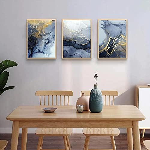 Framed Wall Art for Living Room Abstract Wall Decor for Bedroom Abstract Ink - Image 5