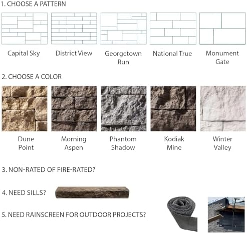 Evolve Stone Georgetown Run DP Non-Rated Flat Stone Veneer - Image 4