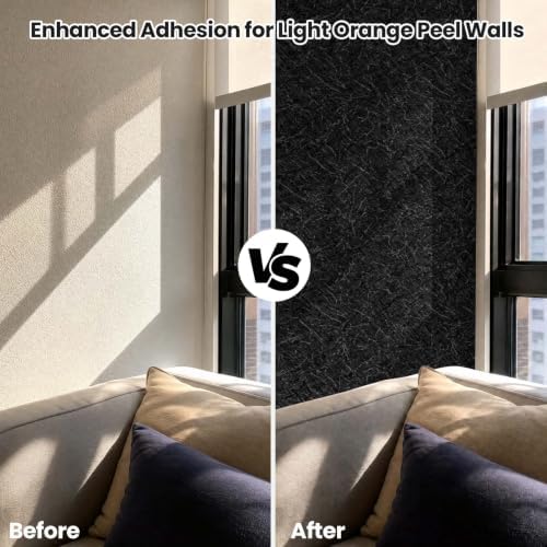 Black Peel and Stick Wallpaper for Textured Walls Enhanced-Grip Adhesive - Image 5